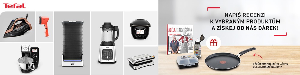 Dárek za recenzi – vybrané výrobky Tefal